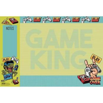 Gamer mintás asztali könyöklő - 33 x 48 cm kép