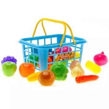 Gyümölcs- és zöldségkosár játékszett kép