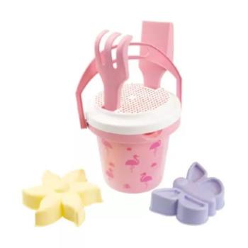 Homokozókészlet, 6 részes - Pasztell rózsaszín kép