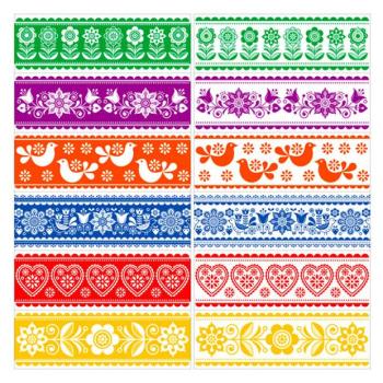 Húsvéti mintás tojás zsugorfólia 12 darabos szett kép