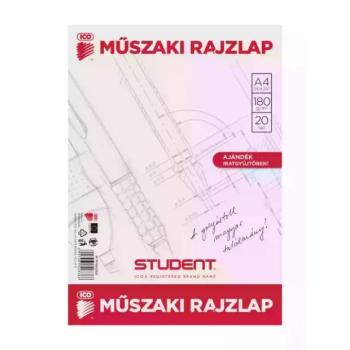 ICO Student: Műszaki rajzlap - A4, 20 db-os kép