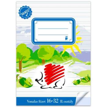 ICO Süni sulikész 2. osztályos vonalas füzet - A5, 16-32 kép