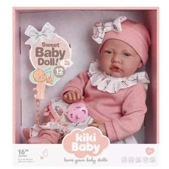 Interaktív játékbaba cumival - 40 cm kép