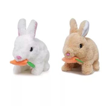 Interaktív nyuszi hordozóban, 17 cm - többféle kép