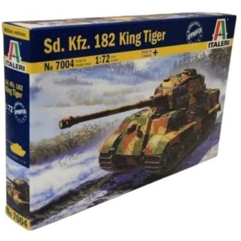 Italeri: Sd. Kfz. 182 Király tigris tank makett, 1:72 kép