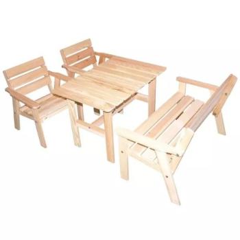 Kerti bútor garnitúra gyerekeknek, fa kép