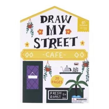 Kreatív rajzfüzet - Városi utca kép