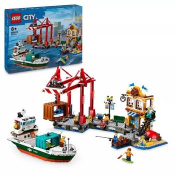 LEGO® CITY: Tengerparti kikötő teherszállító hajóval 60422 kép