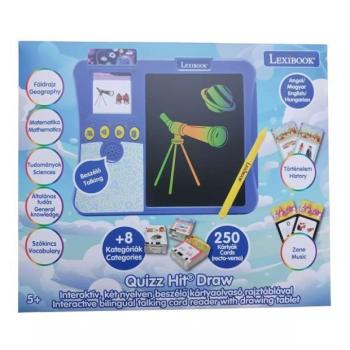 Lexibook: Interaktív beszélő rajztábla és kártyaolvasó - magyar és angol nyelvű kép