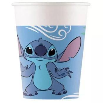 Lilo&amp;Stitch: Stitch mintás papírpohár, 200 ml - 8 db-os kép