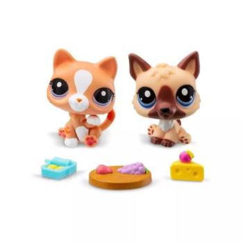 Littlest Pet Shop: Egy deszkányi finom falat figura szett - 2 darabos kép
