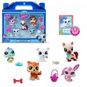 Littlest Pet Shop: Téli játékfigura szett, 2. széria - 5 db-os kép