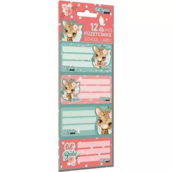 Lollipop: Lil Babe füzetcímke, 12 db-os kép