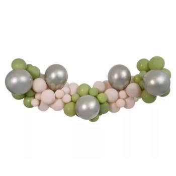 Lufi girland pasztell színekben - 65 db-os kép