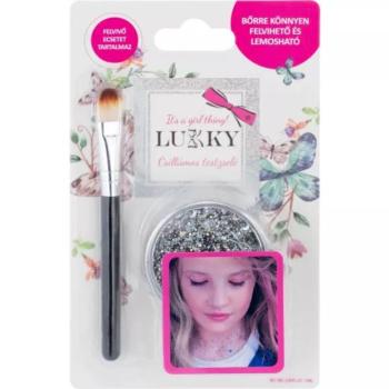 Lukky: Csillámos testzselé - ezüst kép