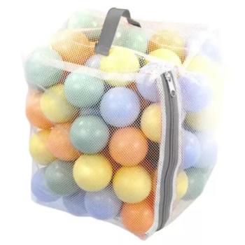 Műanyag labda szett, pasztell - 100 db-os kép