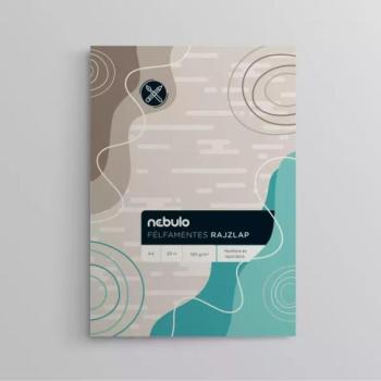 Nebulo: Félfamentes rajzlap - A4, 10 db-os kép