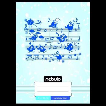 Nebulo: Színes hangjegyfüzet, A5 - többféle kép