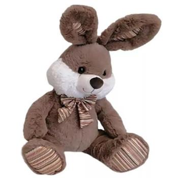 Nicotoy: Tapsi plüss nyuszi - barna, 26 cm kép