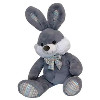 Nicotoy: Tapsi plüss nyuszi - szürke, 26 cm kép