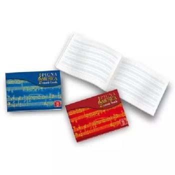 Pigna: fekvő kottafüzet, A/5 32 lapos, kétféle kép