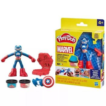 Play-Doh: Marvel figurás gyurmakészlet - Amerika kapitány kép