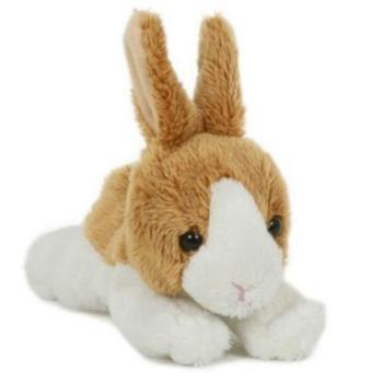 Plüss nyuszi, fekvő - 13 cm kép