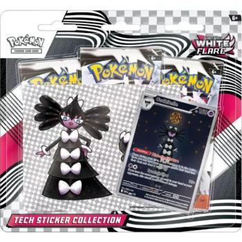 Pokémon Scarlet &amp; Violet TCG White Flare kártya csomag promókártyával, matricákkal kép