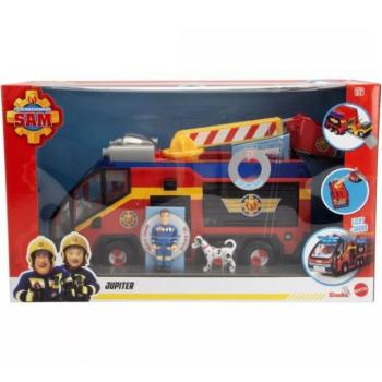 Sam a tűzoltó: Jupiter tűzoltóautó játékszett kiegészítőkkel - 32 cm kép