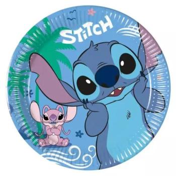 Stitch: Papír tányér - 20 cm, 8 db-os kép