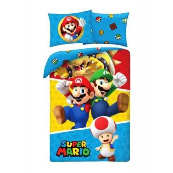 Super Mario: Mario és Luigi ágynemű garnitúra – 140 x 200 cm, pamut kép