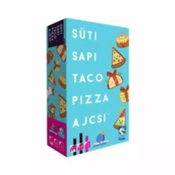 Süti, sapi, taco, pizza, ajcsi társasjáték kép