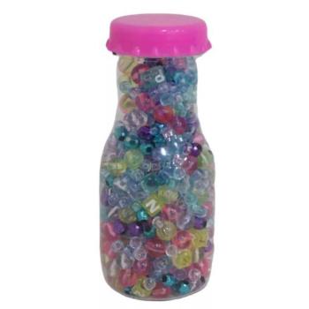 Színes gyöngyök palackban kép