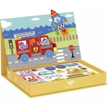 Tooky Toy: Mágneses képkészítő puzzle - Járművek kép