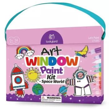 Tookyland: Üvegfestő készlet világűr motívumokkal - 34 db-os kép