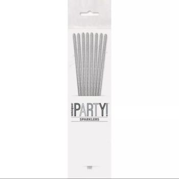 Tortacsillagszóró - ezüst, 18 cm, 8 db-os csomag kép