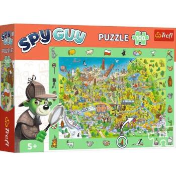Trefl: Spy Guy Lengyelország nyomozós képkereső puzzle - 100 darabos kép
