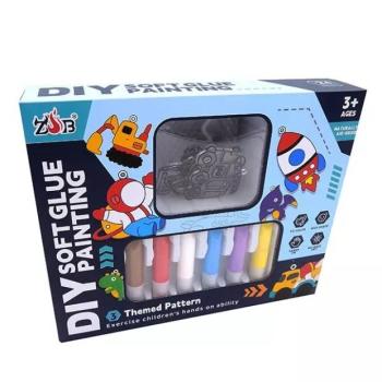 Üvegmatrica festő készlet autó mintákkal kép