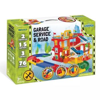 Wader: Háromszintes szervizgarázs pályaszett kép