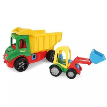 Wader: Multi Truck dömper buggy homokrakodóval, 38 cm kép
