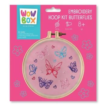 Wow Box: Hímzőkészlet - Pillangók kép