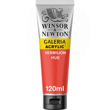 Akrilfesték piros 120ml Winsor & Newton kép
