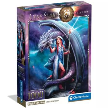 Anna Stokes: Sárkánymágus 1000db-os puzzle - Clementoni kép