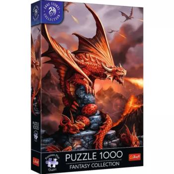 Anne Stokes: Tűzokádó sárkány 1000db-os prémium plusz puzzle - Trefl kép