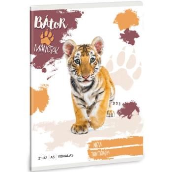 Ars Una: Bátor Mancsok - Tigris vonalas füzet A/5 21-32 kép