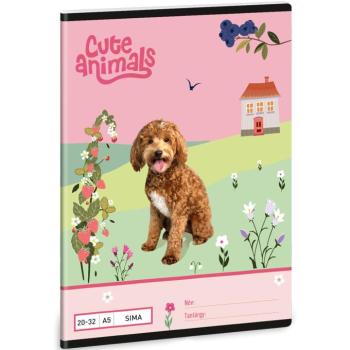 Ars Una: Cute Animals - Doggie sima füzet A/5 20-32 kép