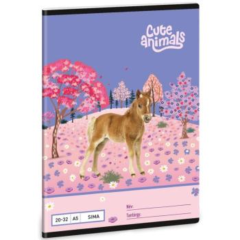 Ars Una: Cute Animals - Horse sima füzet A/5 20-32 kép