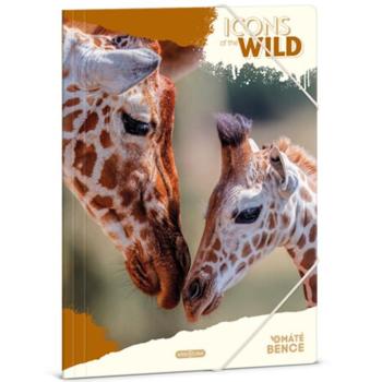 Ars Una: Máté Bence Icons of the Wild-Giraffes A/4 gumis dosszié kép
