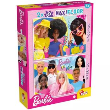 Barbie és barátai 2x60db-os maxi padló puzzle 50x35cm - Lisciani kép