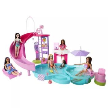 Barbie: Dream Pool medencés buli játékszett - Mattel kép